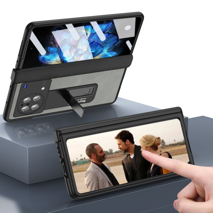 For vivo X Fold Napa Texture All-inclusive Phone Case