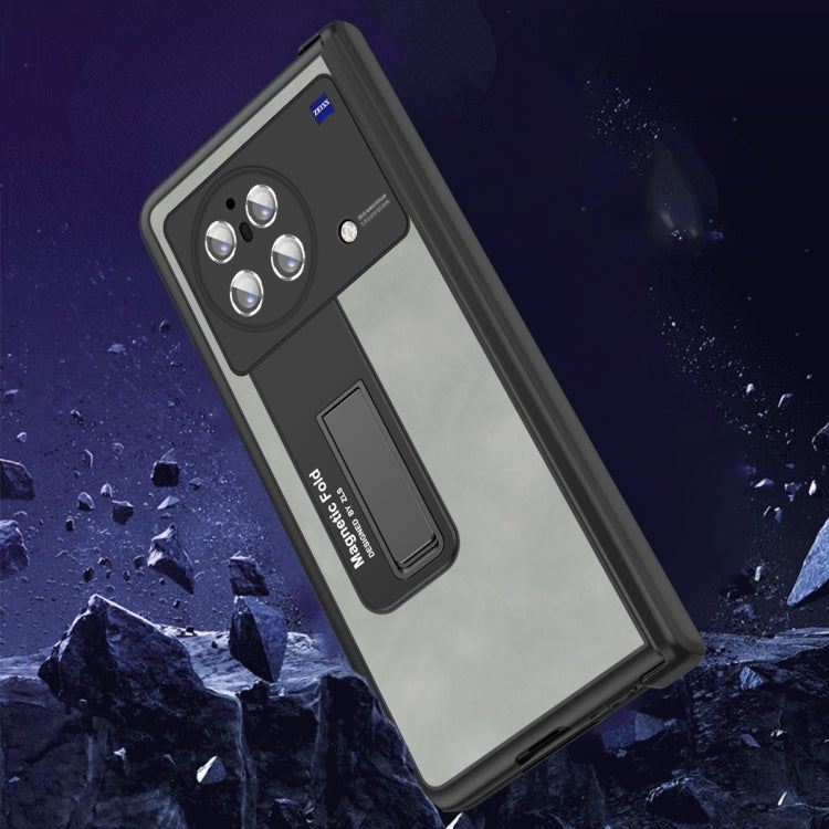 For vivo X Fold Napa Texture All-inclusive Phone Case