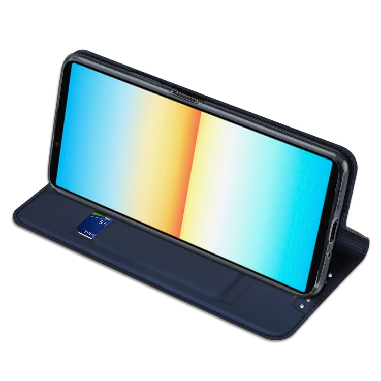 For Sony Xperia 10 IV DUX DUCIS Skin Pro Series Leather Phone Case