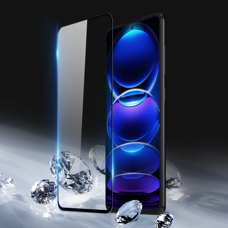 For Xiaomi Redmi Note 12 4G Global 10pcs DUX DUCIS 0.33mm 9H Medium Alumina Tempered Glass Film