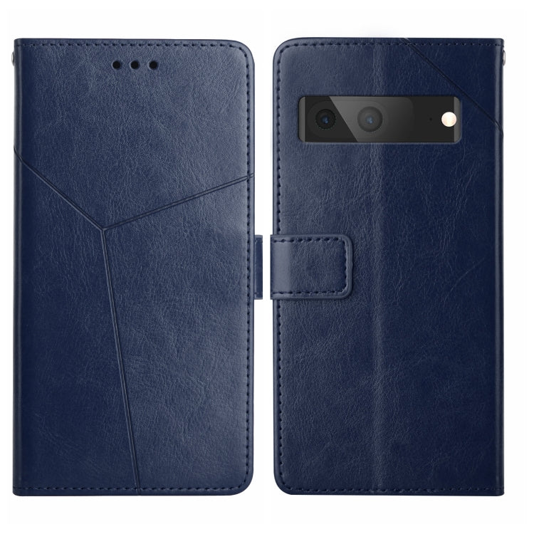 For Google Pixel 7A HT01 Y-shaped Pattern Flip Leather Phone Case