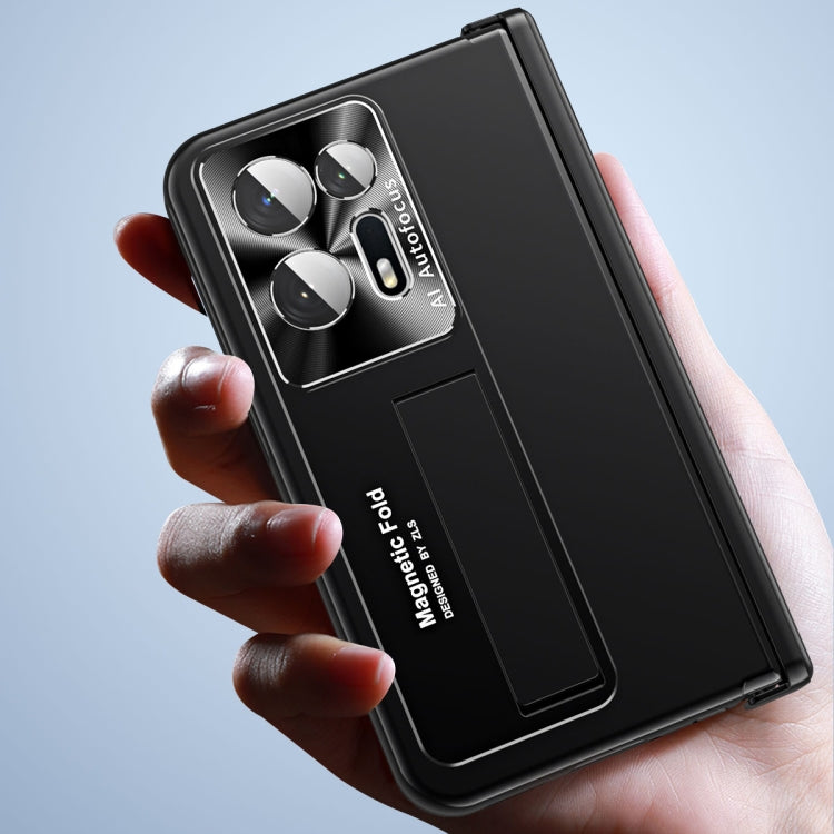 For OPPO Find N2 Integrated Metal Hinge All-inclusive Phone Case with Pen Slot