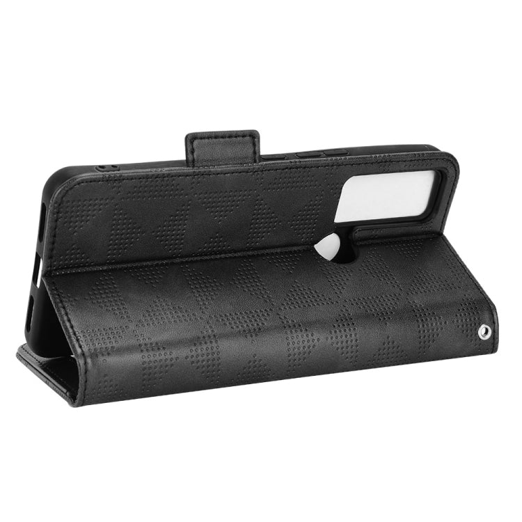 For TCL 30 XE 5G / 30 V 5G T781S Symmetrical Triangle Leather Phone Case