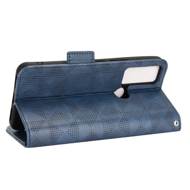 For TCL 30 XE 5G / 30 V 5G T781S Symmetrical Triangle Leather Phone Case