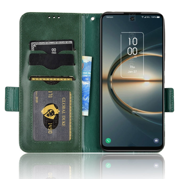 For TCL 30 XE 5G / 30 V 5G T781S Symmetrical Triangle Leather Phone Case