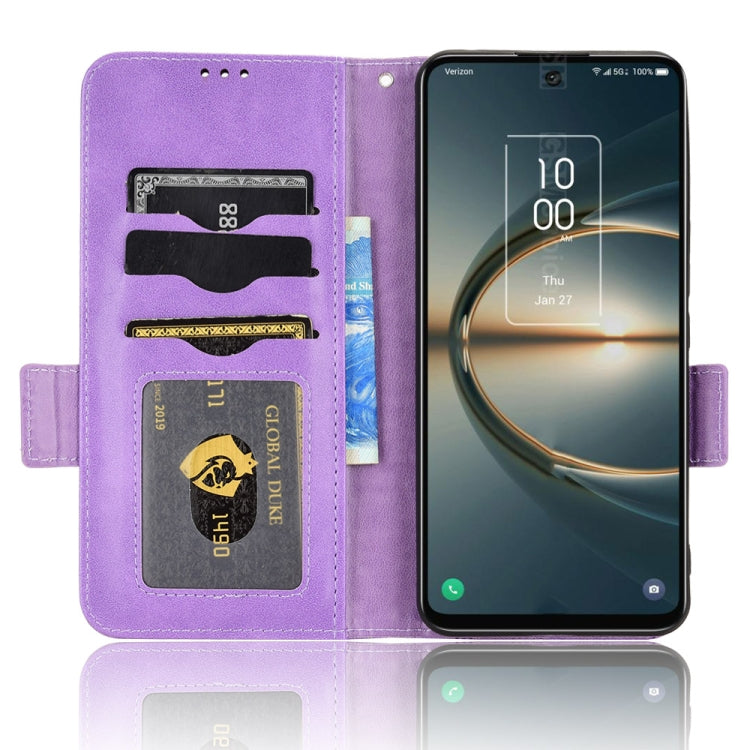 For TCL 30 XE 5G / 30 V 5G T781S Symmetrical Triangle Leather Phone Case