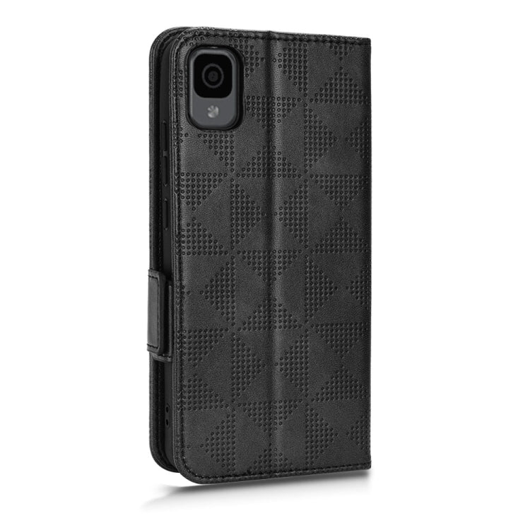 For TCL 30 Z T602DL Symmetrical Triangle Leather Phone Case