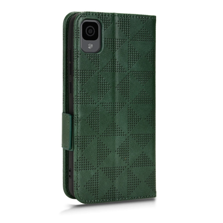For TCL 30 Z T602DL Symmetrical Triangle Leather Phone Case
