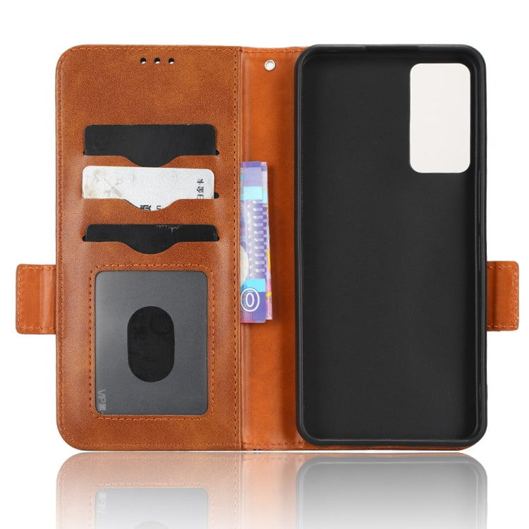For TCL 40 R Symmetrical Triangle Leather Phone Case