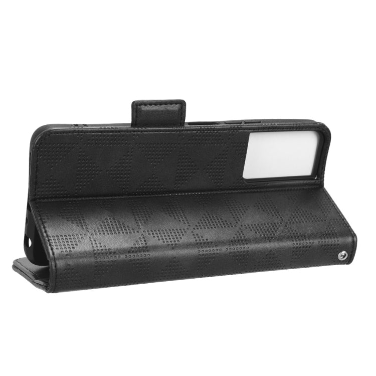 For TCL 40 SE Symmetrical Triangle Leather Phone Case