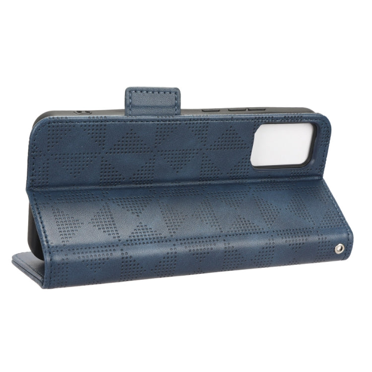 For TCL 403 Symmetrical Triangle Leather Phone Case