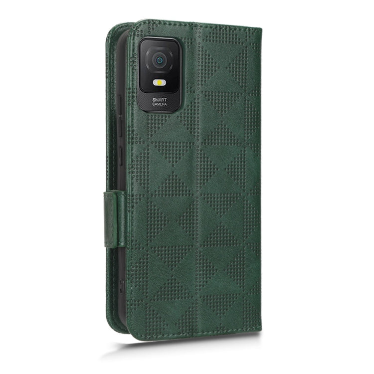 For TCL 403 Symmetrical Triangle Leather Phone Case