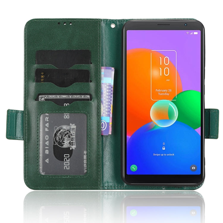 For TCL 403 Symmetrical Triangle Leather Phone Case