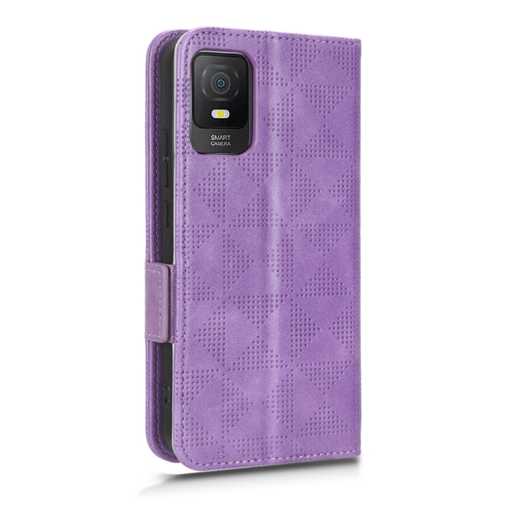 For TCL 403 Symmetrical Triangle Leather Phone Case
