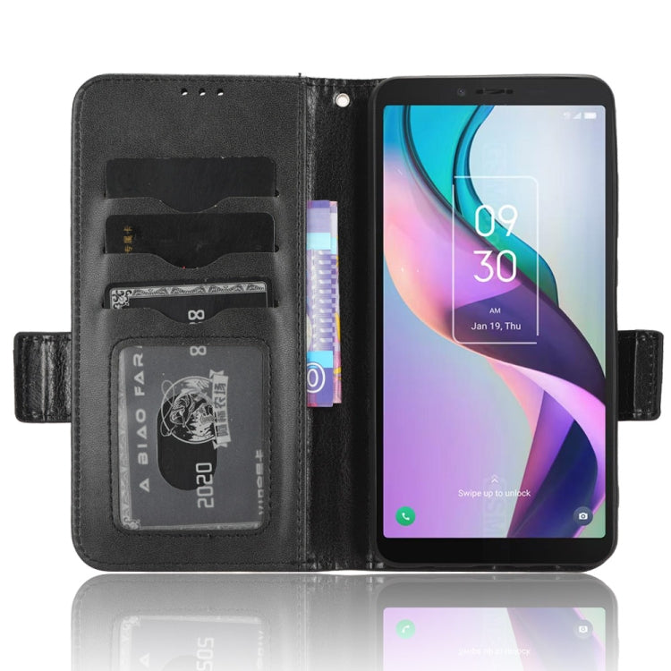 For TCL Ion X Symmetrical Triangle Leather Phone Case
