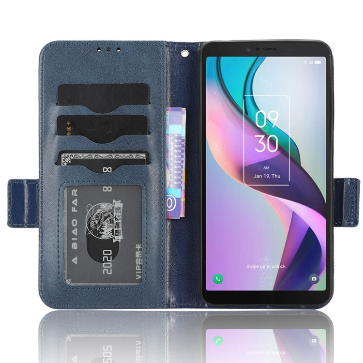 For TCL Ion X Symmetrical Triangle Leather Phone Case