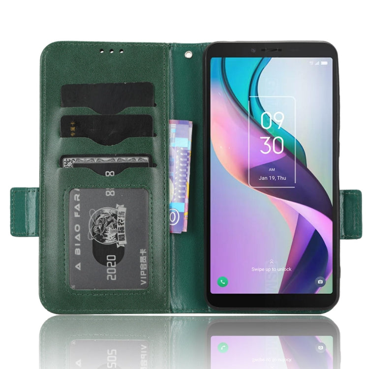 For TCL Ion X Symmetrical Triangle Leather Phone Case