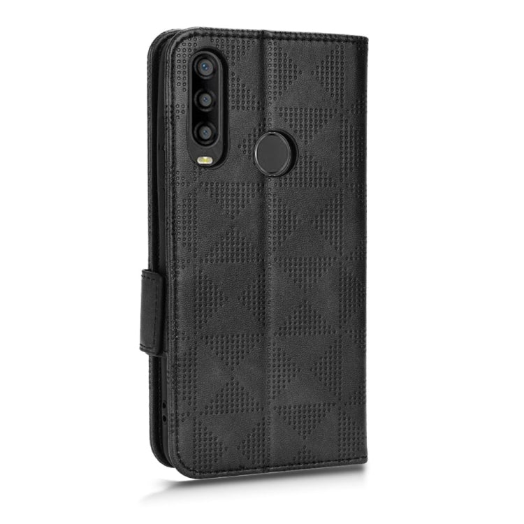 For TCL L10 Pro Symmetrical Triangle Leather Phone Case