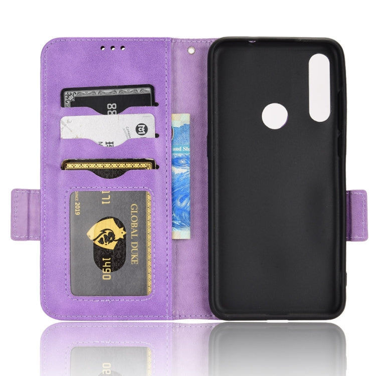 For TCL L10 Pro Symmetrical Triangle Leather Phone Case