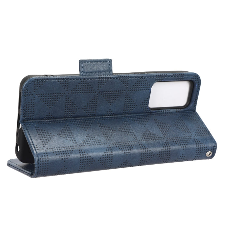 For TCL 405 / 406 T506D Symmetrical Triangle Leather Phone Case