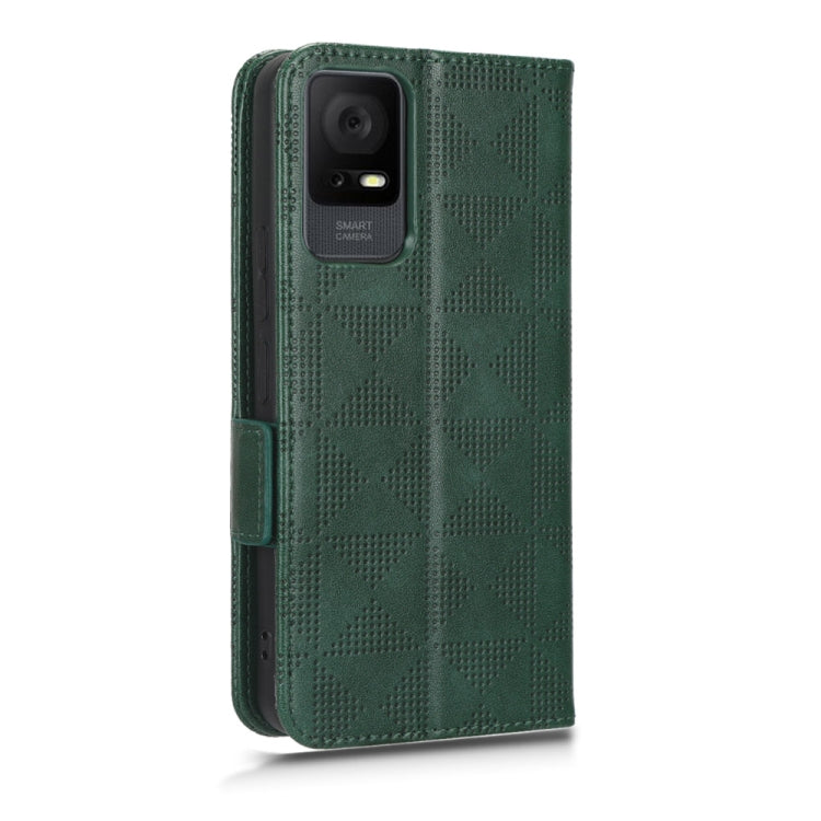 For TCL 405 / 406 T506D Symmetrical Triangle Leather Phone Case