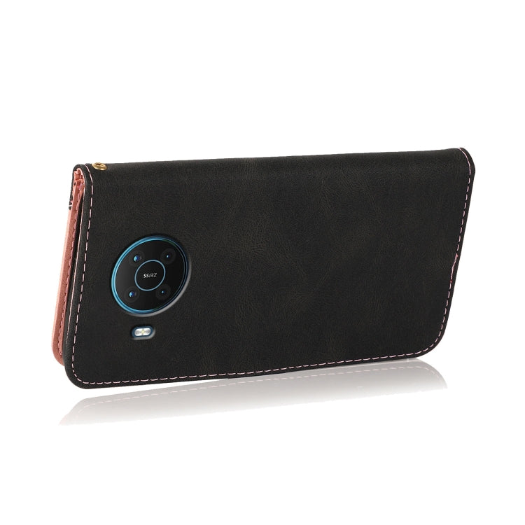 For Nokia X10 / X20 Dual-color Stitching Leather Phone Case