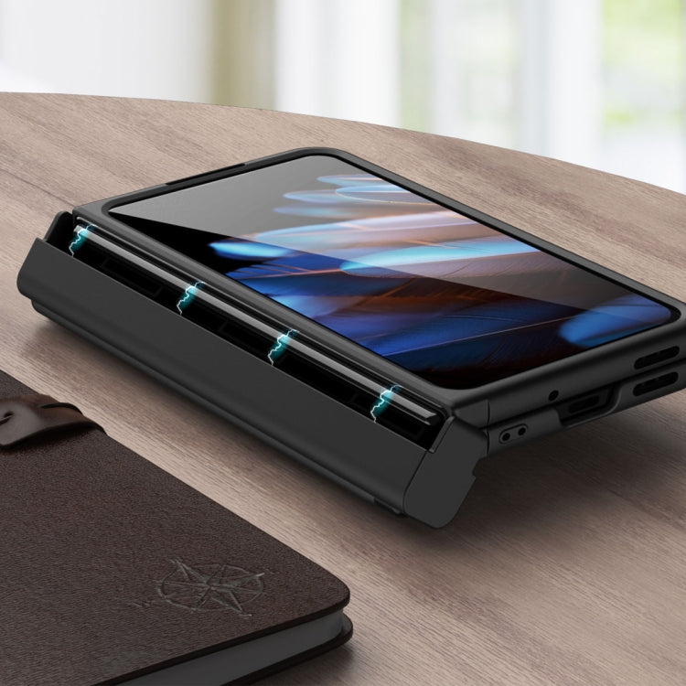 For OPPO Find N2 Macaron Magnetic Hinge Full Coverage Phone Case with Pen Slot