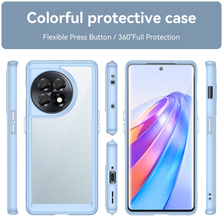 For OnePlus Ace 2V Colorful Series Acrylic + TPU Phone Case