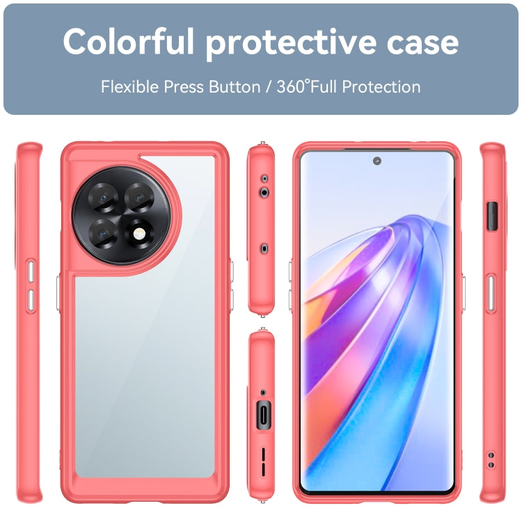 For OnePlus 11R 5G Colorful Series Acrylic + TPU Phone Case