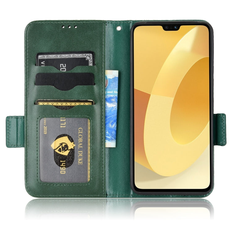 For vivo S12 Pro / V230 Pro Symmetrical Triangle Leather Phone Case