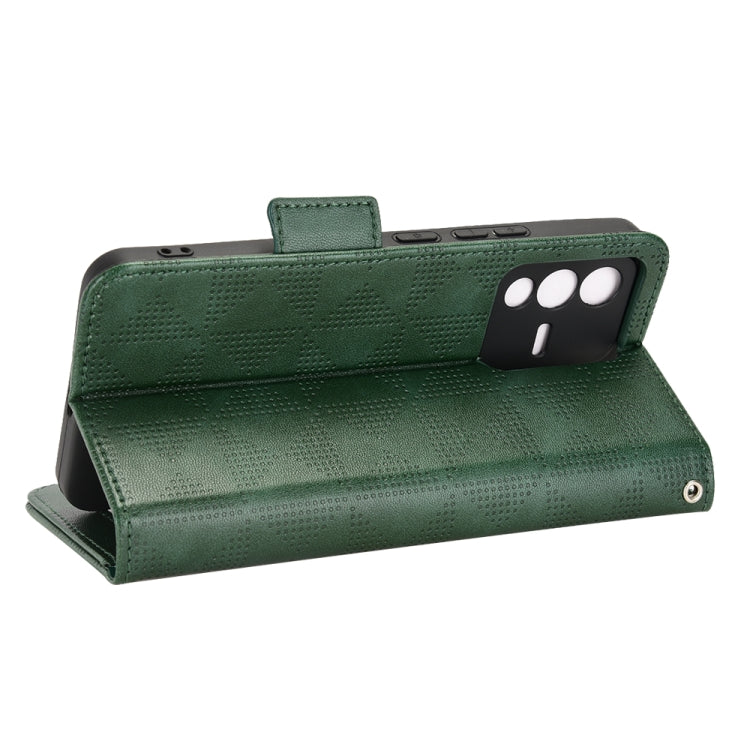 For vivo S12 Pro / V230 Pro Symmetrical Triangle Leather Phone Case