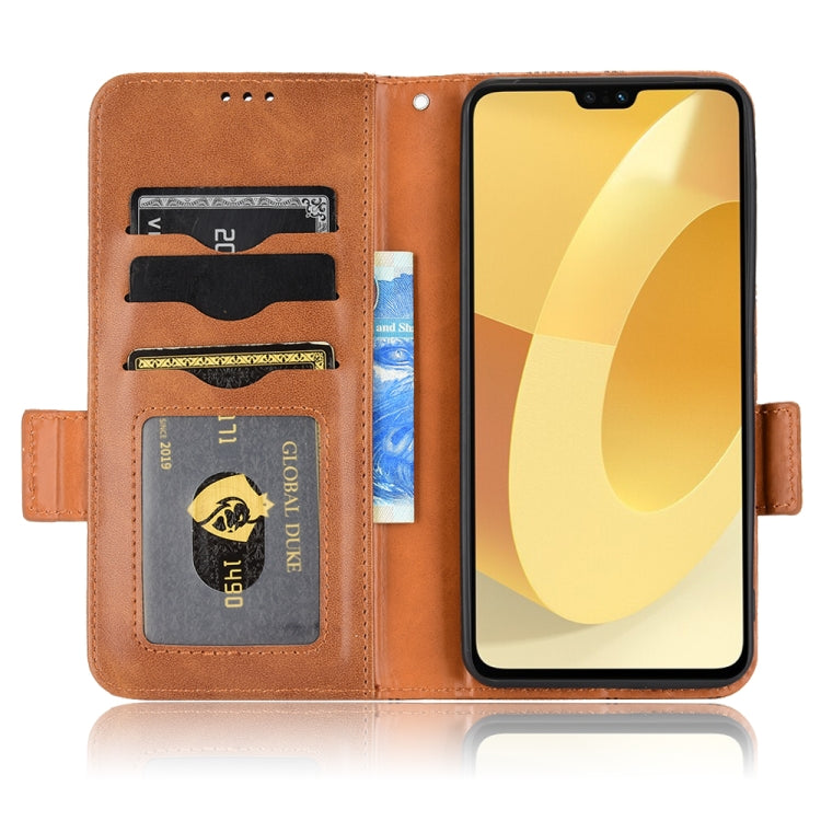For vivo S12 Pro / V230 Pro Symmetrical Triangle Leather Phone Case