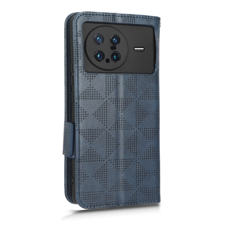For vivo X Note Symmetrical Triangle Leather Phone Case