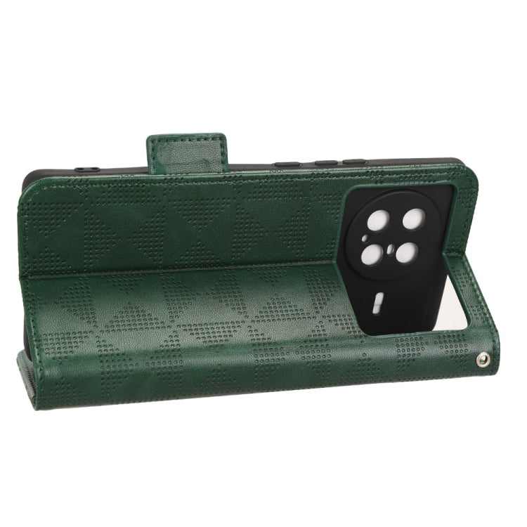 For vivo X Note Symmetrical Triangle Leather Phone Case