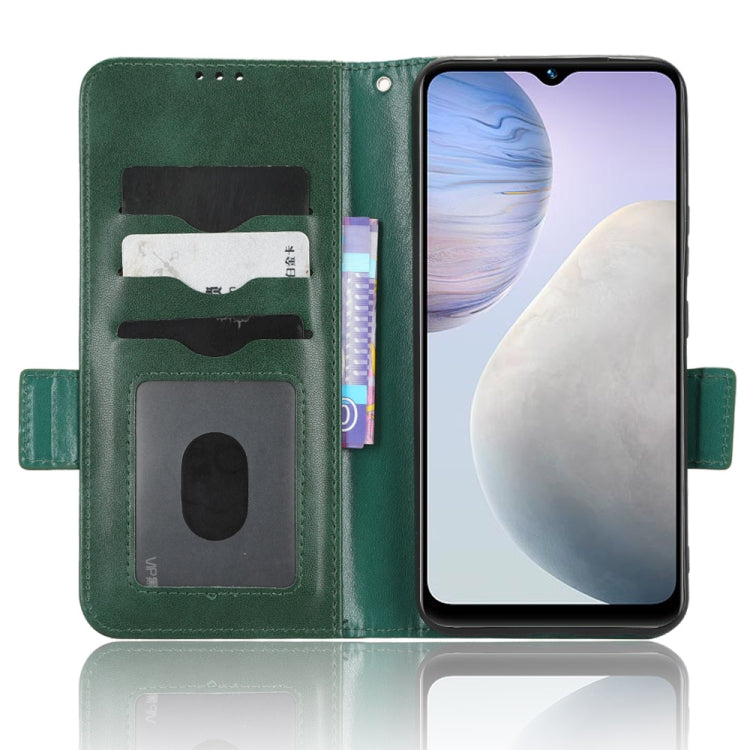 For vivo Y02 4G Symmetrical Triangle Leather Phone Case