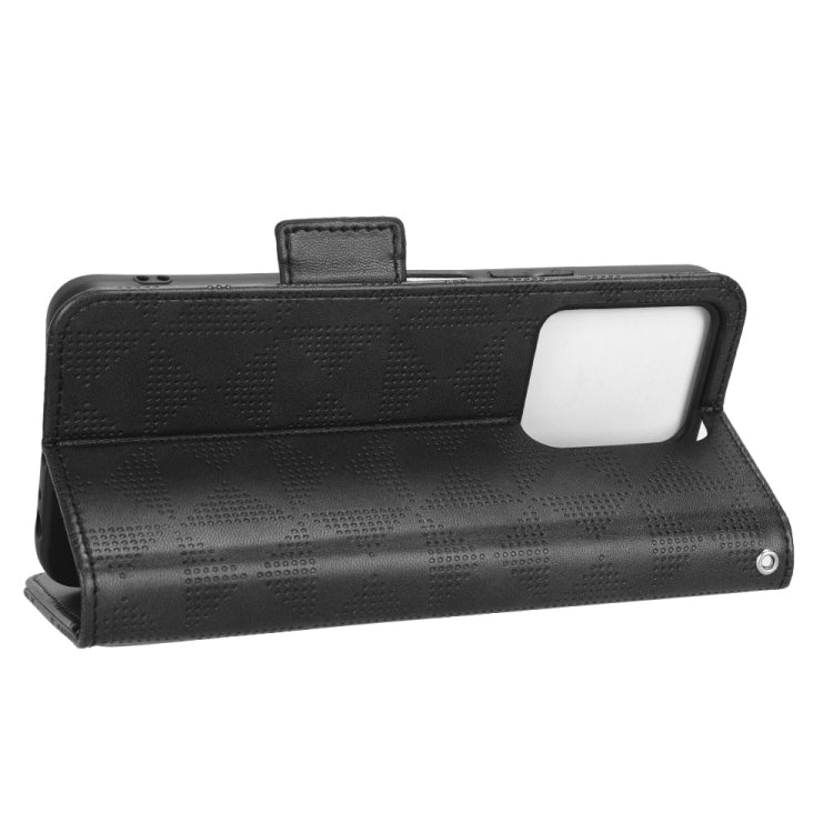 For vivo Y35 4G Symmetrical Triangle Leather Phone Case