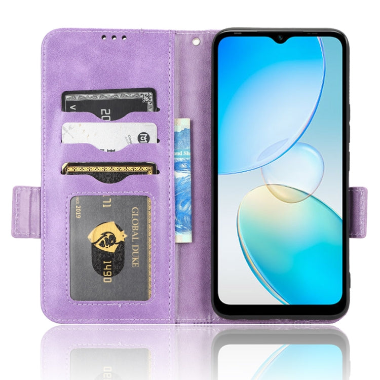 For Infinix Hot 12i Symmetrical Triangle Leather Phone Case