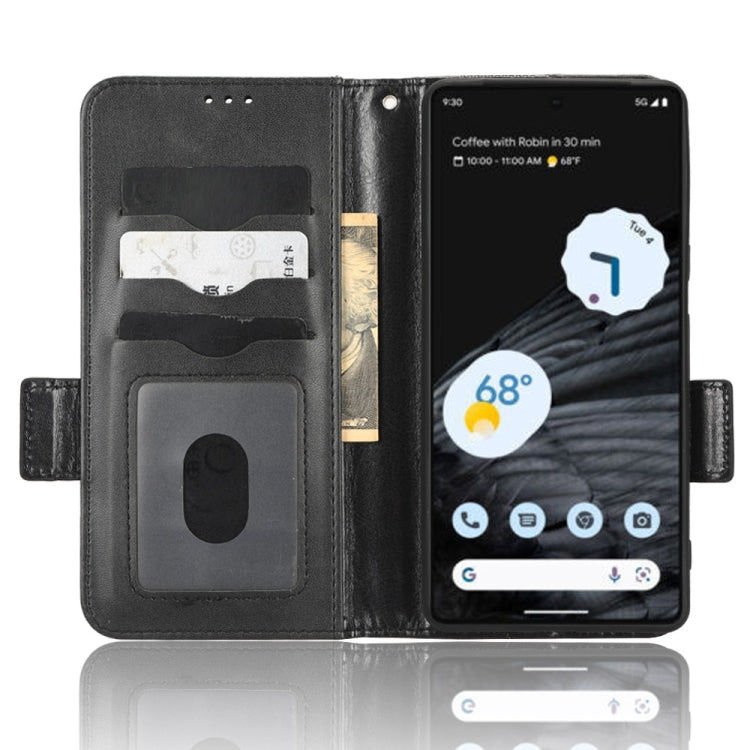 For Google Pixel 7 Pro Symmetrical Triangle Leather Phone Case