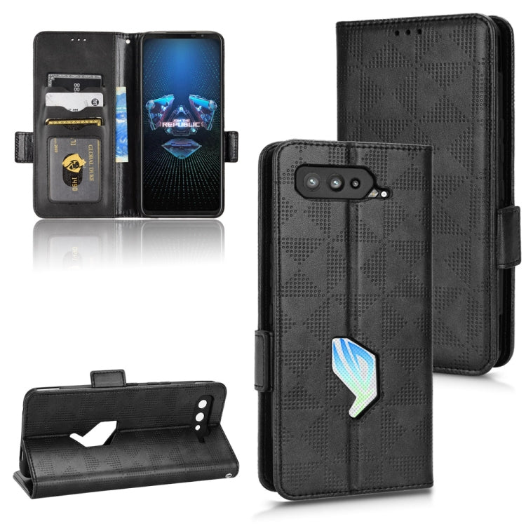 For Asus ROG Phone 5 Symmetrical Triangle Leather Phone Case