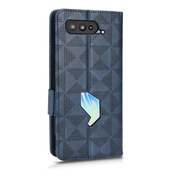 For Asus ROG Phone 5 Symmetrical Triangle Leather Phone Case