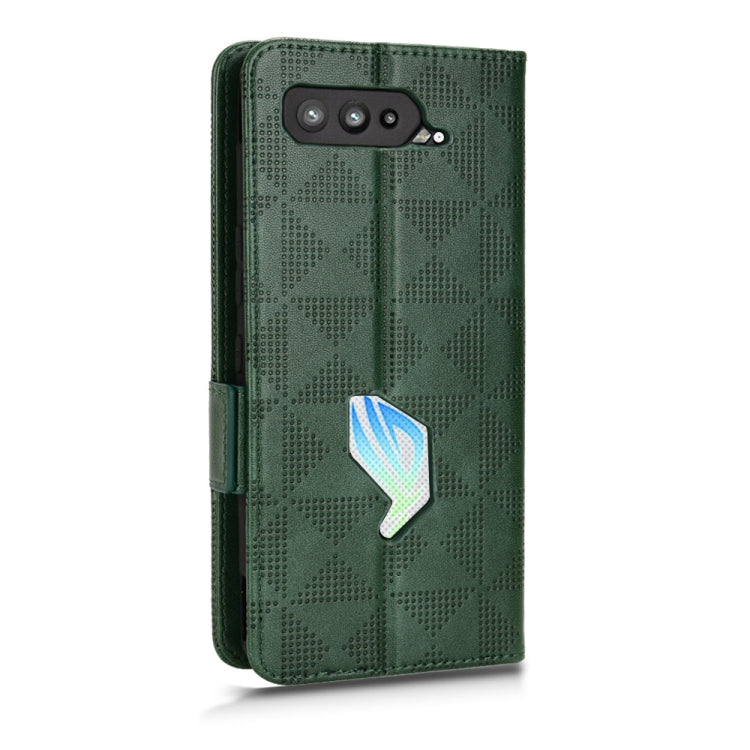 For Asus ROG Phone 5 Symmetrical Triangle Leather Phone Case