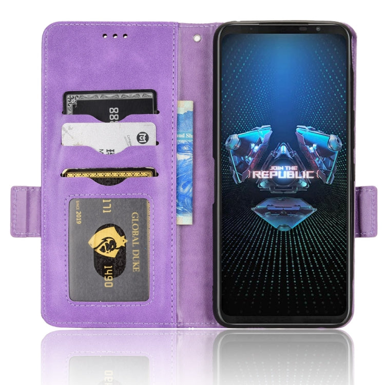 For Asus ROG Phone 5 Symmetrical Triangle Leather Phone Case