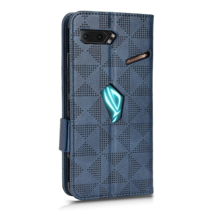 For Asus ROG Phone II Symmetrical Triangle Leather Phone Case