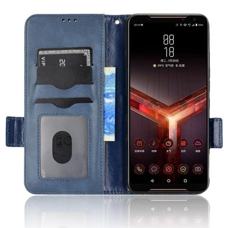 For Asus ROG Phone II Symmetrical Triangle Leather Phone Case