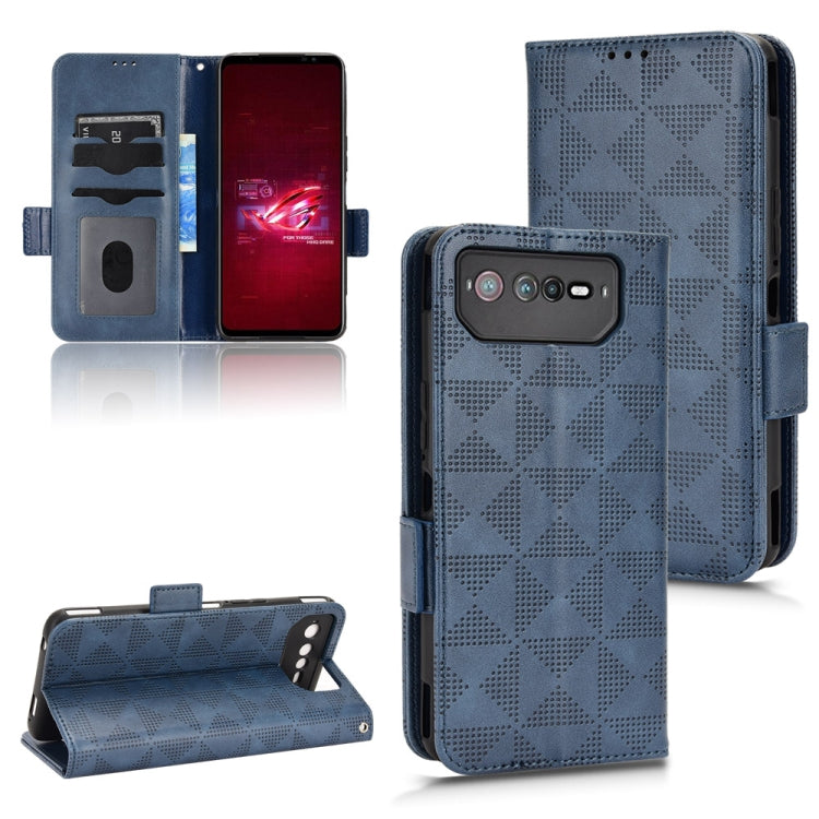 For Asus ROG Phone 6 Symmetrical Triangle Leather Phone Case