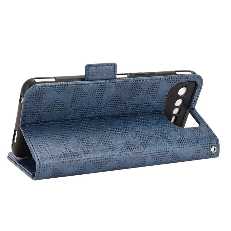 For Asus ROG Phone 6 Symmetrical Triangle Leather Phone Case