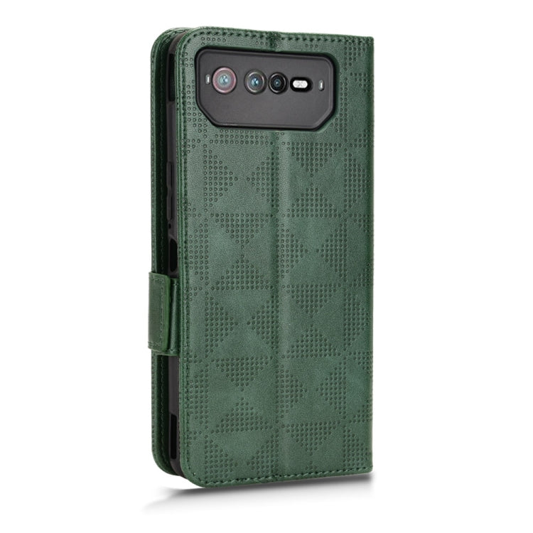 For Asus ROG Phone 6 Symmetrical Triangle Leather Phone Case