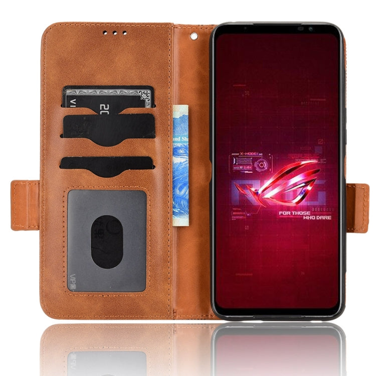 For Asus ROG Phone 6 Symmetrical Triangle Leather Phone Case