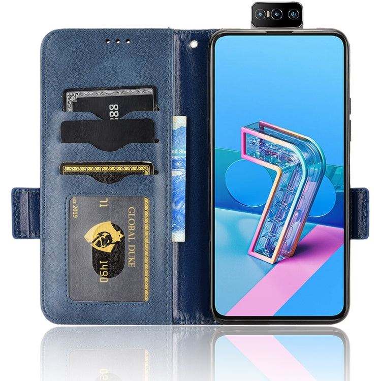 Symmetrical Triangle Leather Phone Case For Asus Zenfone 7 Pro ZS671KS / 7 ZS670KS / 8 Flip ZS672KS
