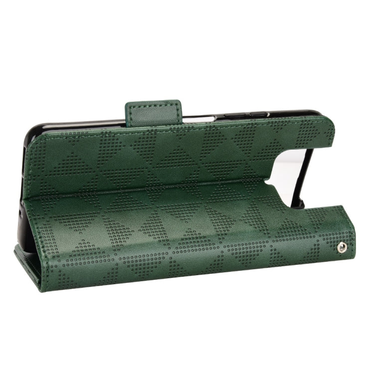 Symmetrical Triangle Leather Phone Case For Asus Zenfone 7 Pro ZS671KS / 7 ZS670KS / 8 Flip ZS672KS